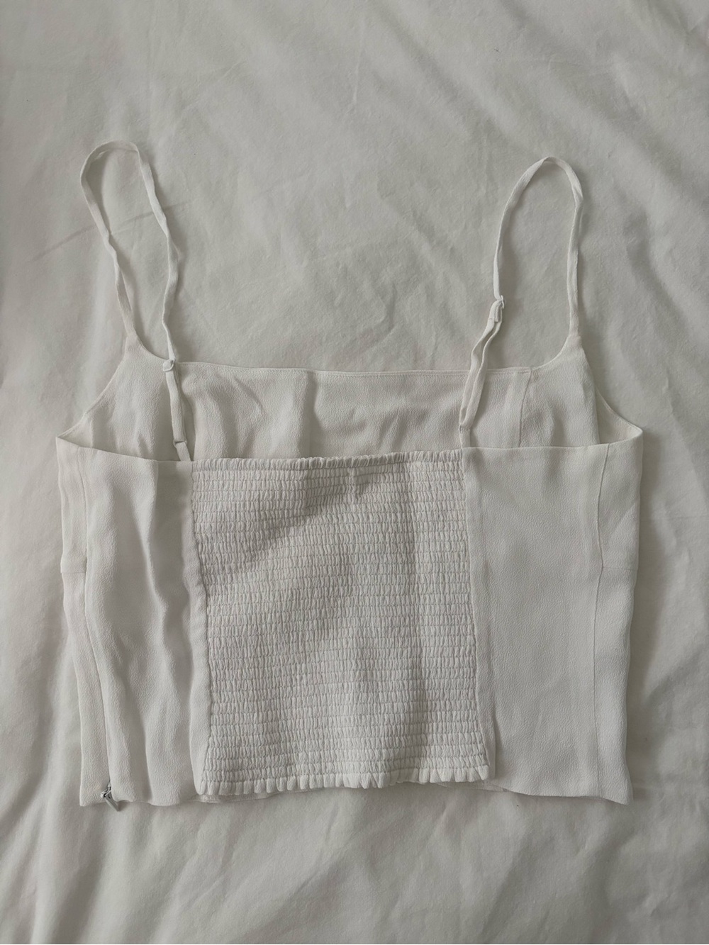 NWOT Aritzia Wilfred White Bustier - Picture 6 of 7